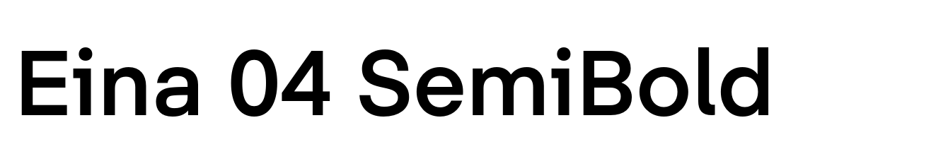 Eina 04 SemiBold